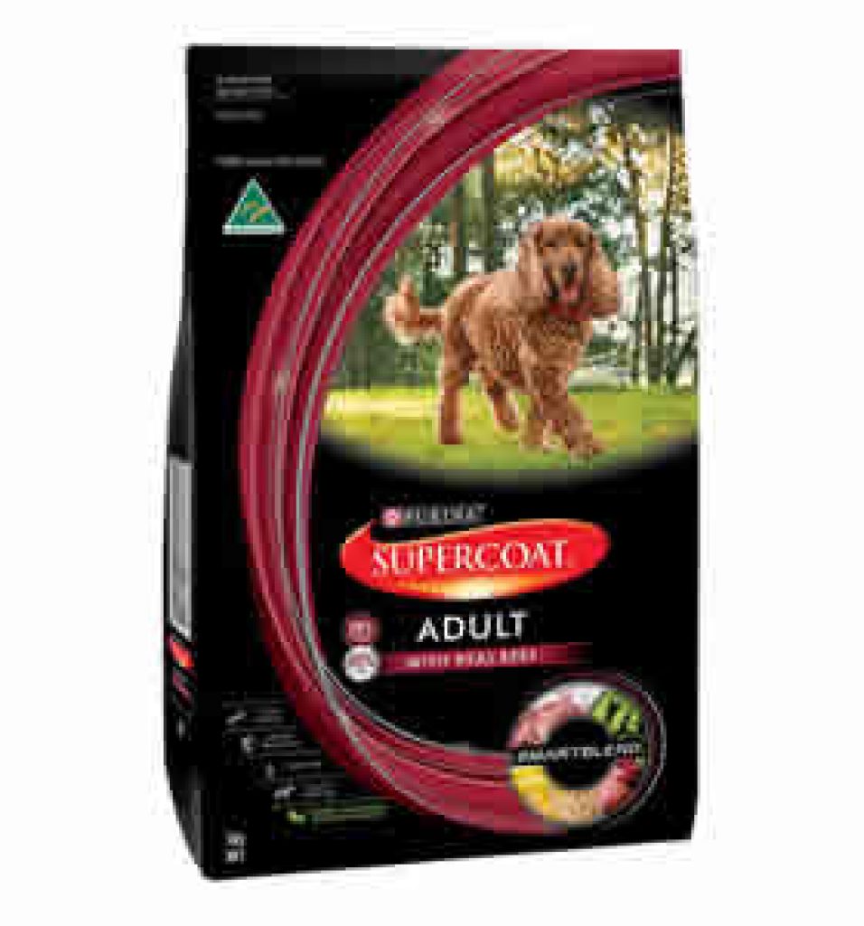 Purina Supercoat Dry Dog Food 12kg $19.99