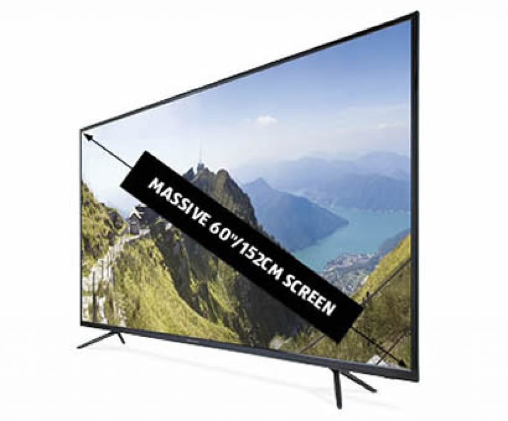 Bauhn 60 Inch Ultra HD 4K TV 669 ALDI