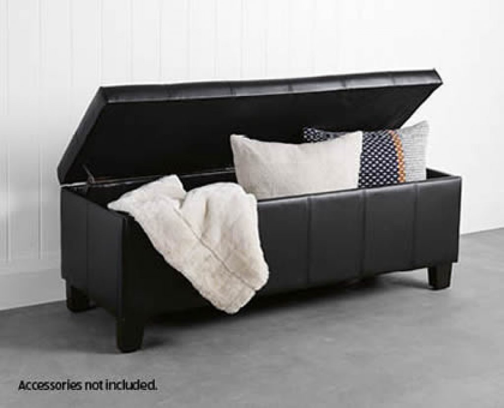 SOHL Rectangular Storage Ottoman 79.99 ALDI