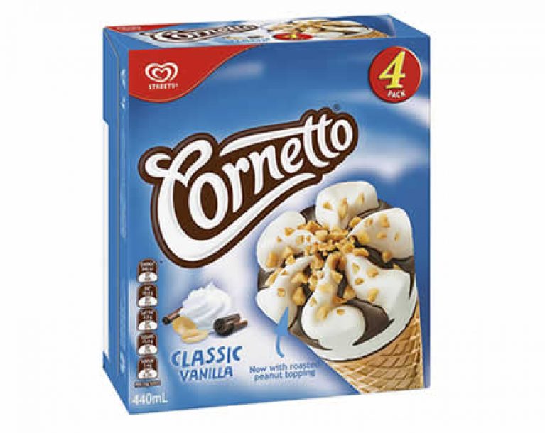 4 Pack 440ml Ice Cream Cone 3.49 IGA