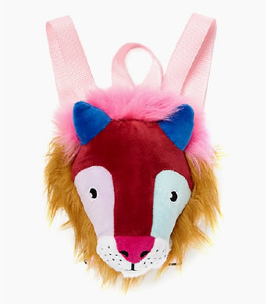 Cotton On Kids Plush Lion Animal Backpack 10