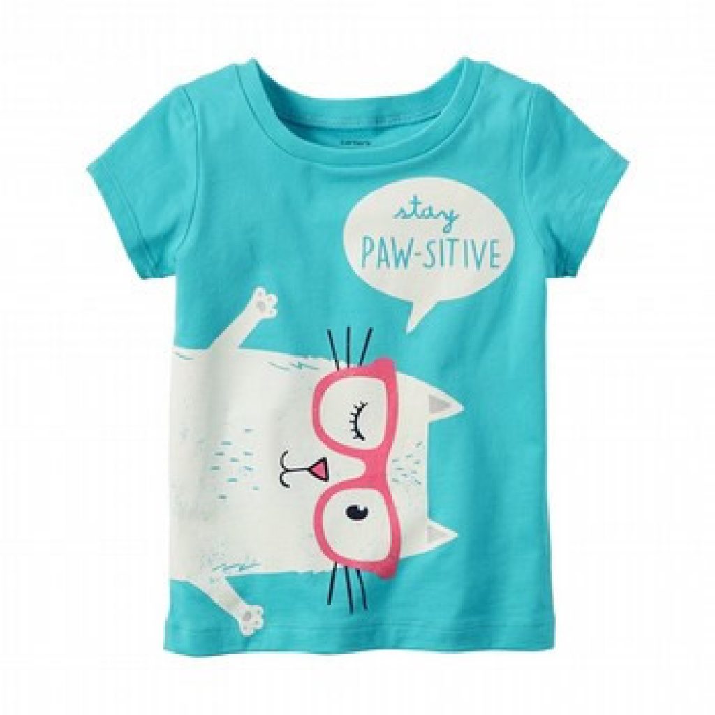 Carter's Stay PawSitive Baby Girl TShirt 4.85 Oshkosh Australia