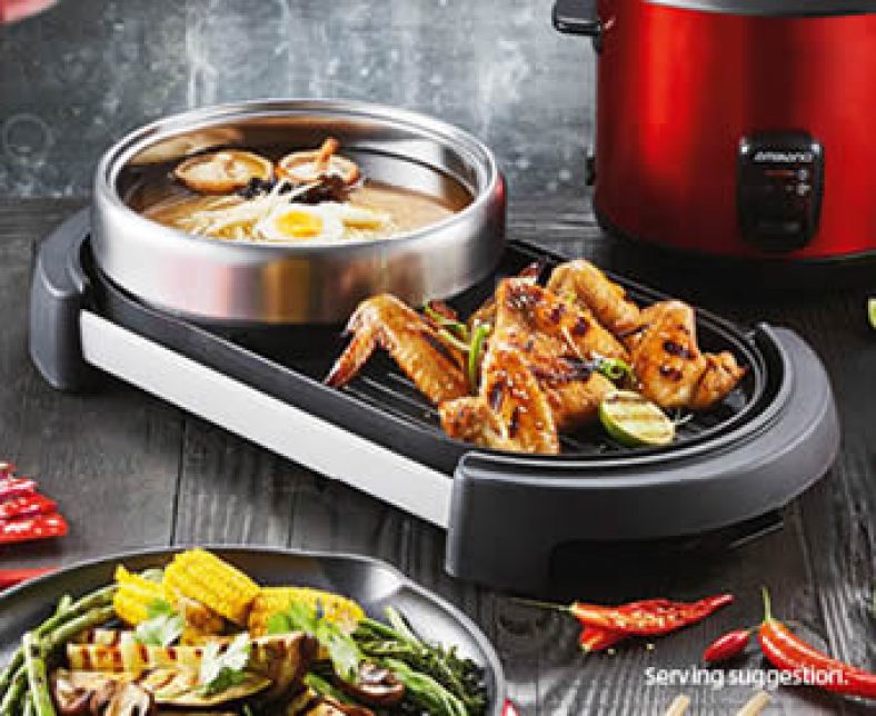 Ambiano 2In1 Grill Plate with Hot Pot 59 ALDI