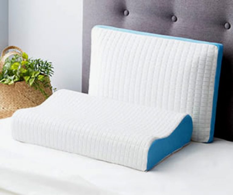 Cooling Gel Infused Talalay Latex Pillow 39.99 ALDI