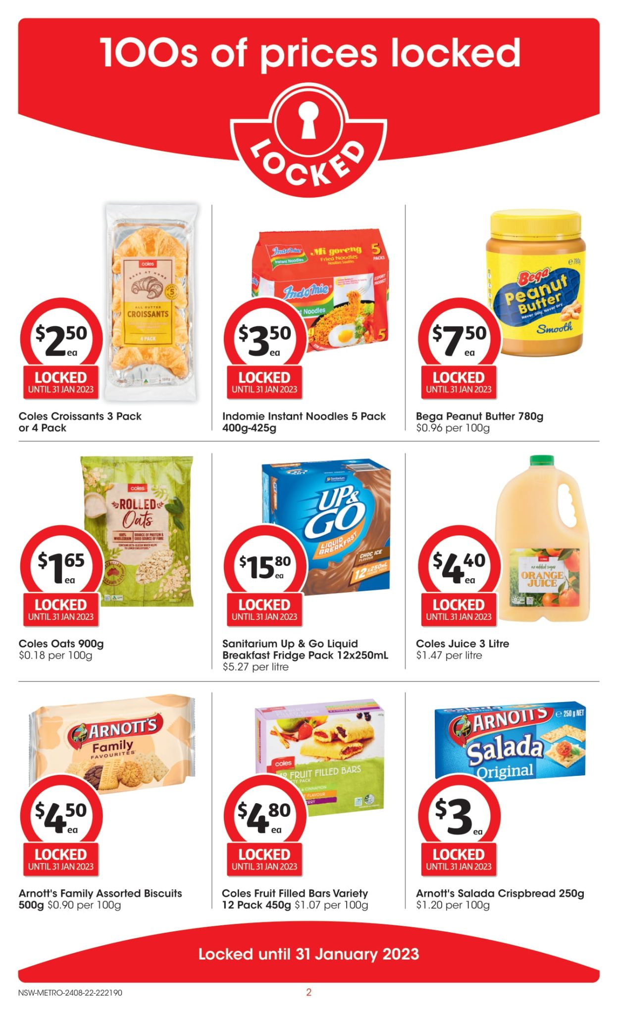 Coles Prices Locked Catalogue From 24/08/2022 Page 2 of 4