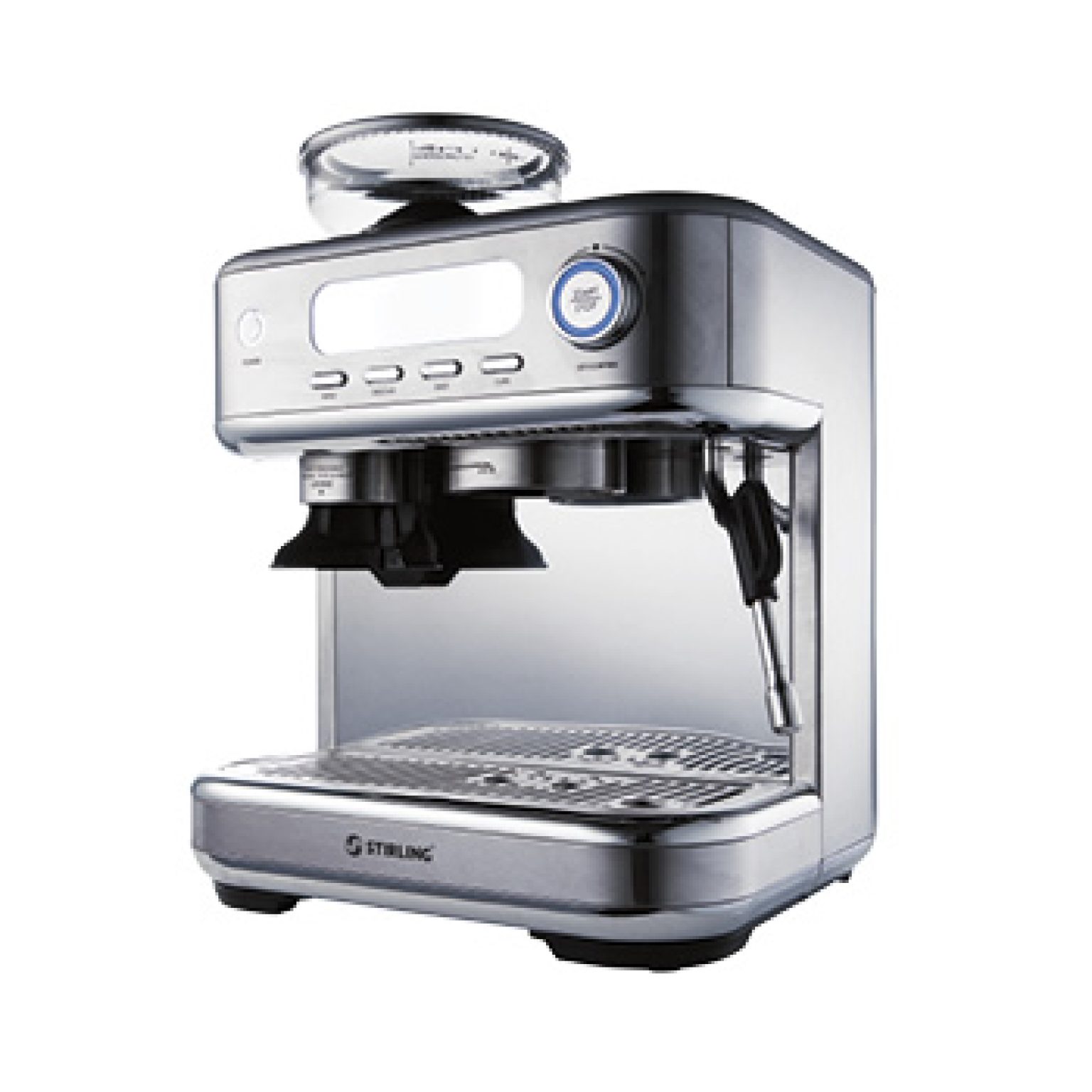 Stirling Espresso Coffee Machine With Grinder 399 ALDI