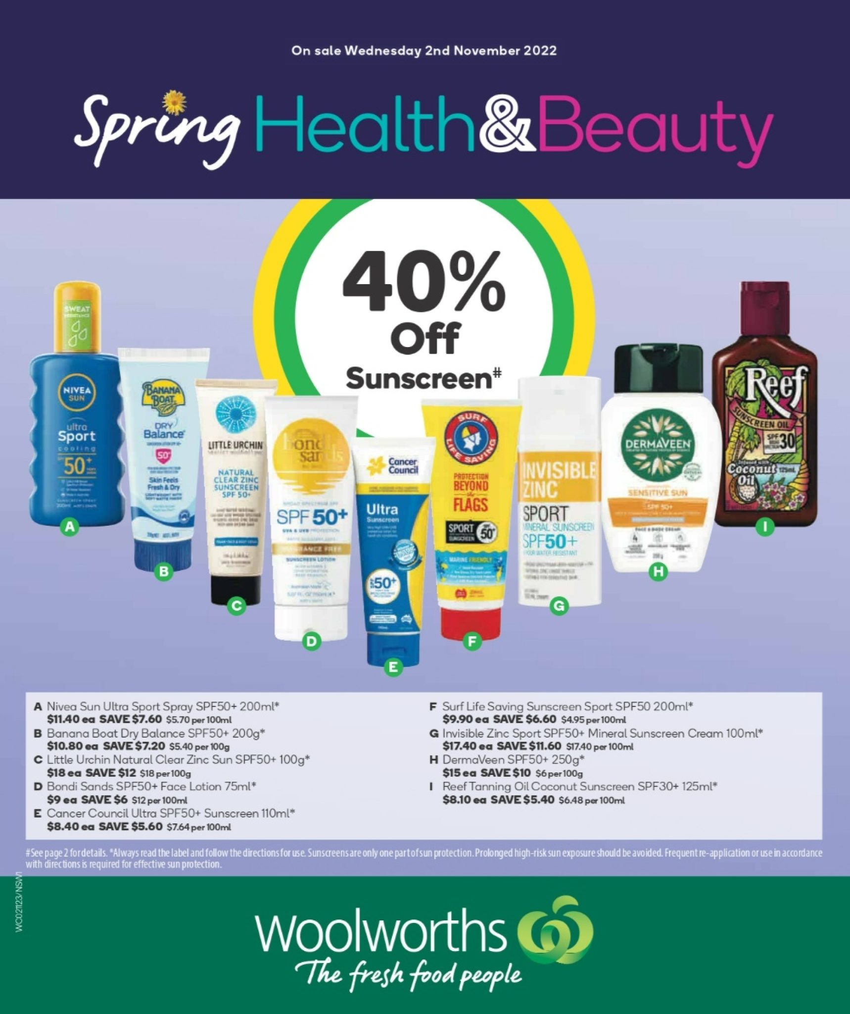Woolworths Health & Beauty Catalogue From 02/11/2022